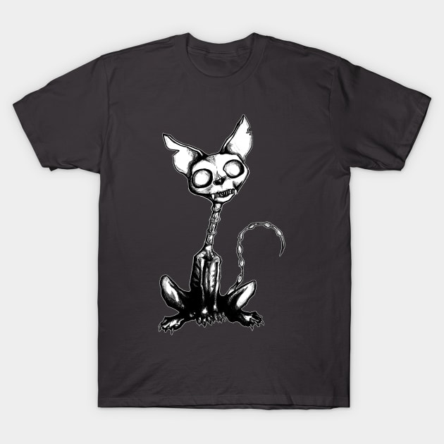 Zombie Cat T-Shirt by Husky's Art Emporium